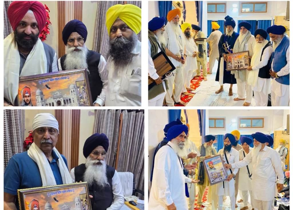 गुरुद्वारा शहीदा लधेवाल महिलपुर में महान गुरमति समागम करवाया गया